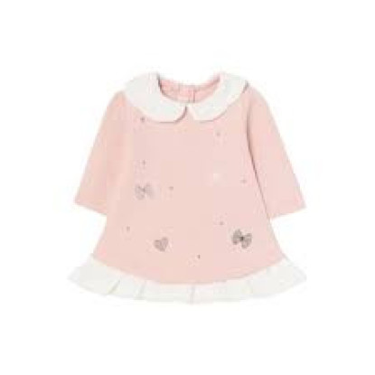Vestido Lazos Rosa Baby
