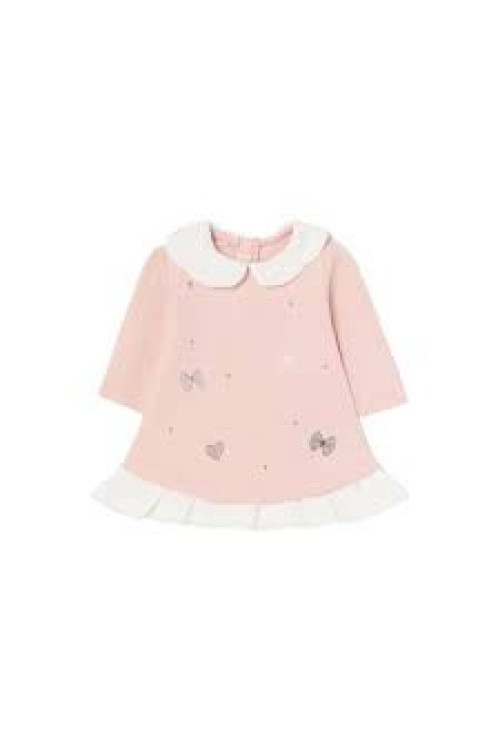 Vestido Lazos Rosa Baby