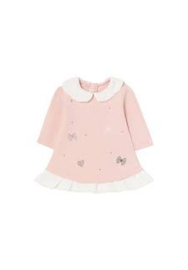 Vestido Lazos Rosa Baby