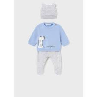 Conjunto Polaina 3p Light Blue 