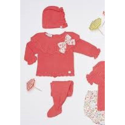 Conjunto Polaina 3p Coral