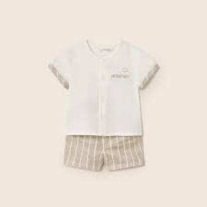 Conjunto 2p Lino Beige