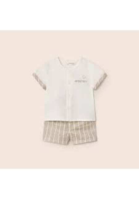 Conjunto 2p Lino Beige