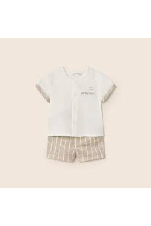Conjunto 2p Lino Beige