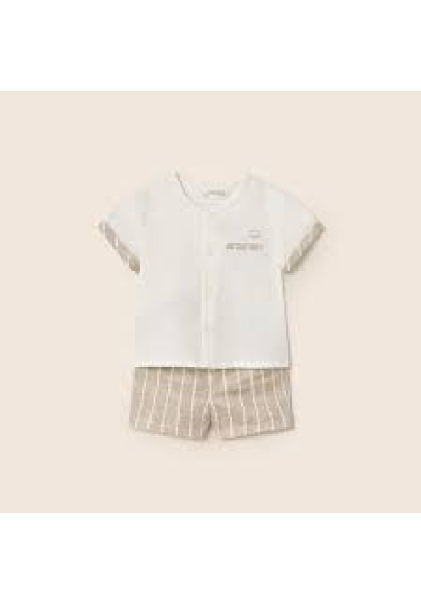 Conjunto 2p Lino Beige