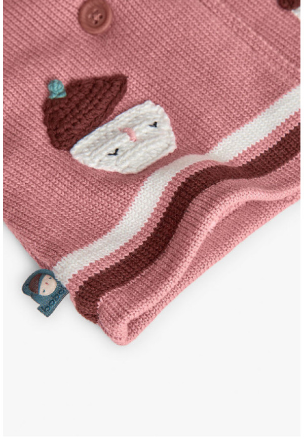 Chaqueta Castaña Rosa