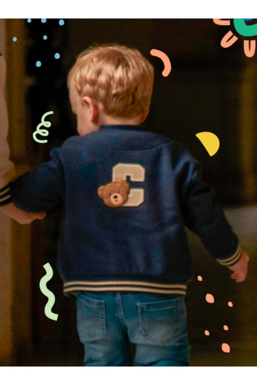 Sudadera Cremallera Oso