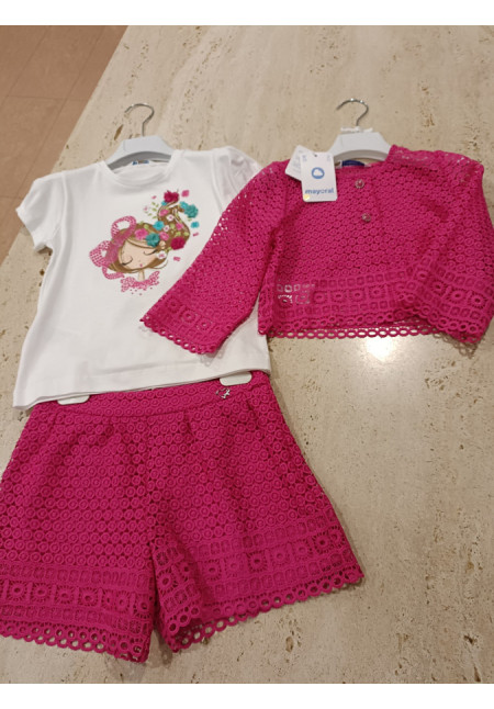Conjunto 3p Fucsia