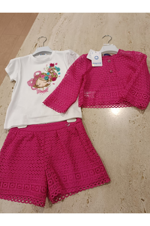 Conjunto 3p Fucsia