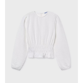 Blusa Blanca Gomas