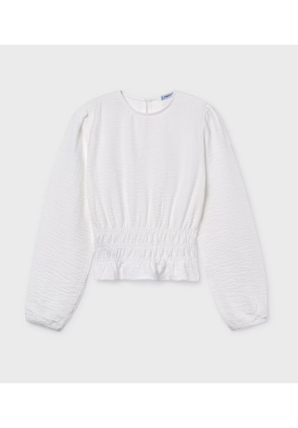 Blusa Blanca Gomas