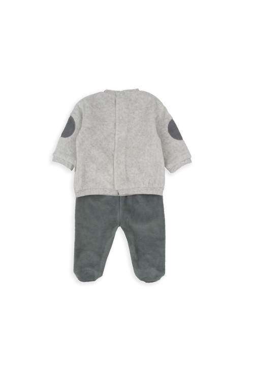 Conjunto Polaina 2p Gris