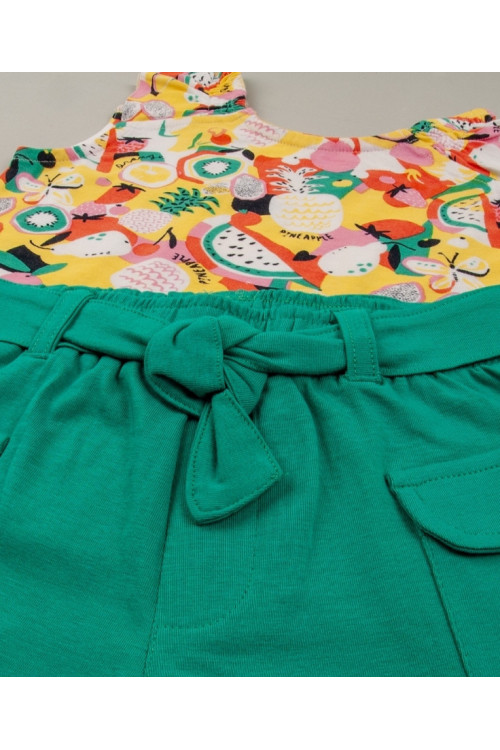 Conjunto 2p + Coletero Verde