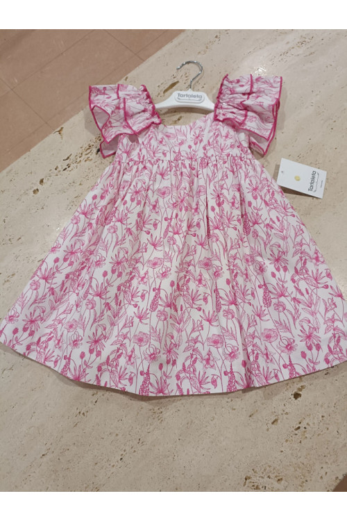 Vestido Estampado Fucsia