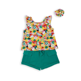 Conjunto 2p + Coletero Verde
