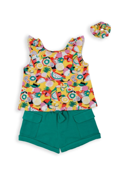 Conjunto 2p + Coletero Verde