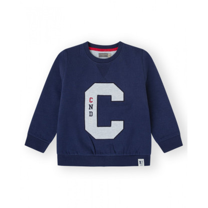 Sudadera College Azul