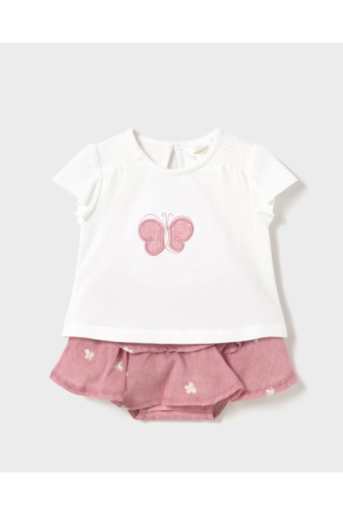 Conjunto 2p Mariposas Hibiscus