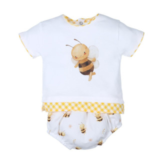 Conjunto 2p Abejas Amarillo