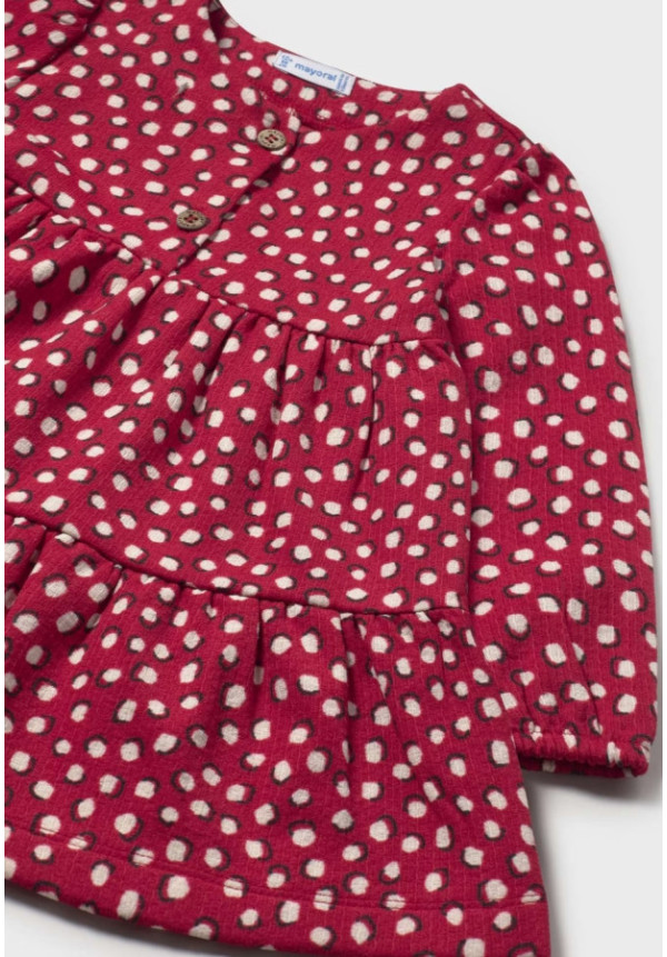 Vestido Rojo Puntos