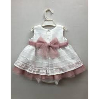 Vestido 2p Blanco/Maquillaje