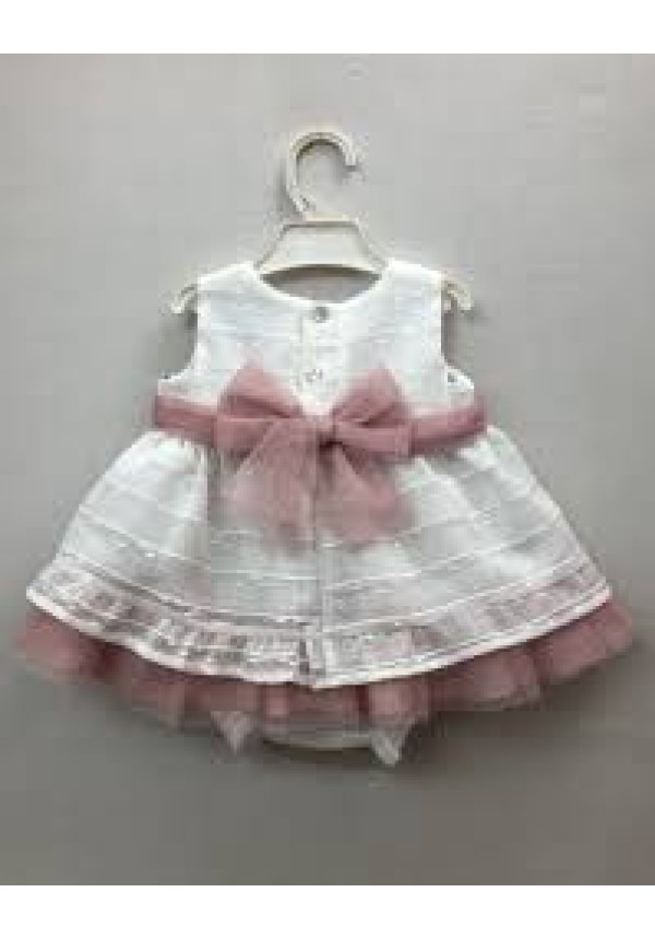 Vestido 2p Blanco/Maquillaje
