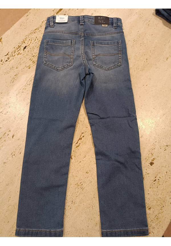 Pantalón Vaquero Slim Fit Azul Medio