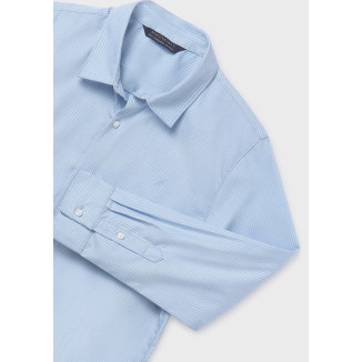 Camisa Rayas M/L Celeste Camisa Rayas M/L Celeste