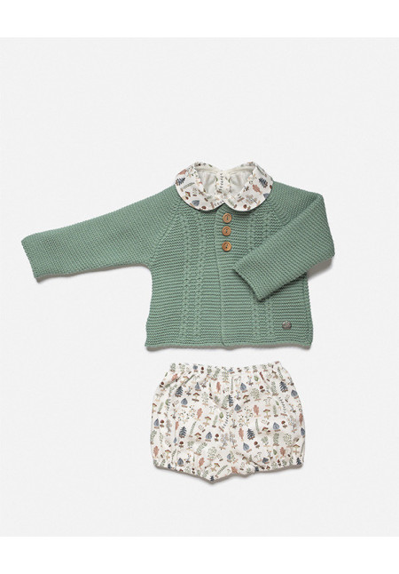 Conjunto 3p Verde Hoja