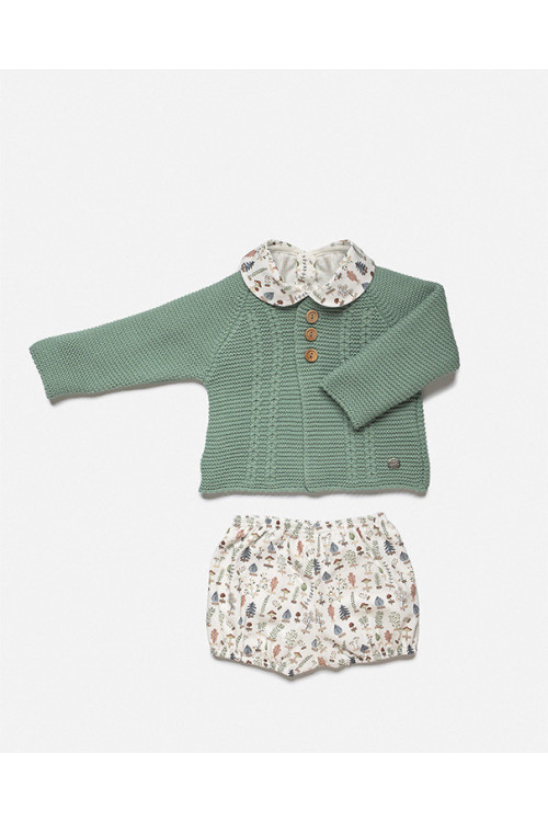 Conjunto 3p Verde Hoja