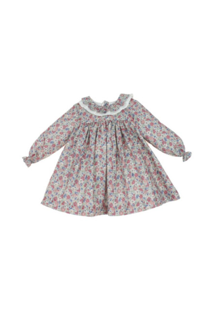 Vestido Floral Fucsia