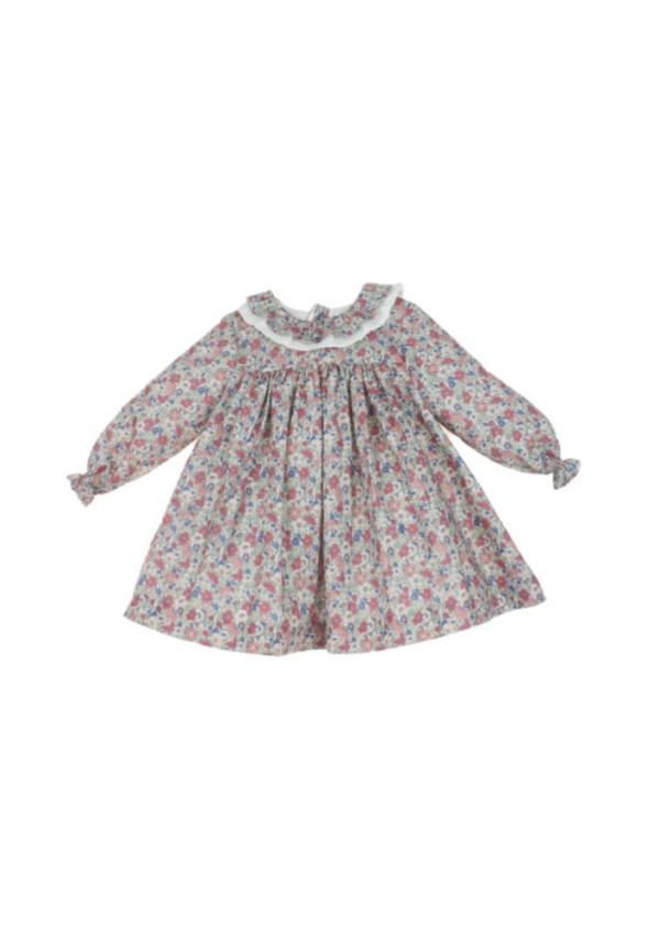 Vestido Floral Fucsia