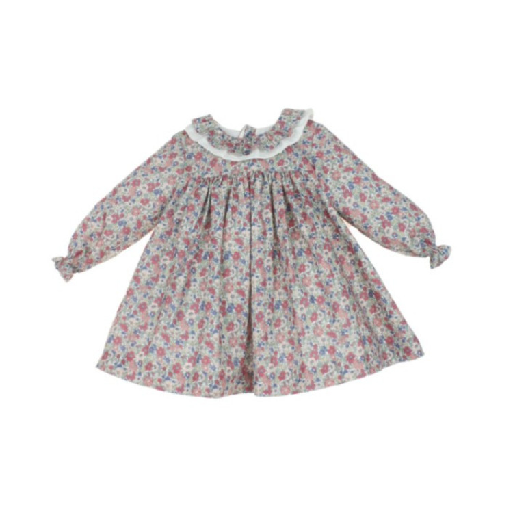 Vestido Floral Fucsia