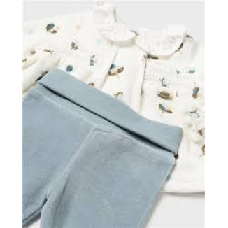 Conjunto Polaina 2p Polar Azul