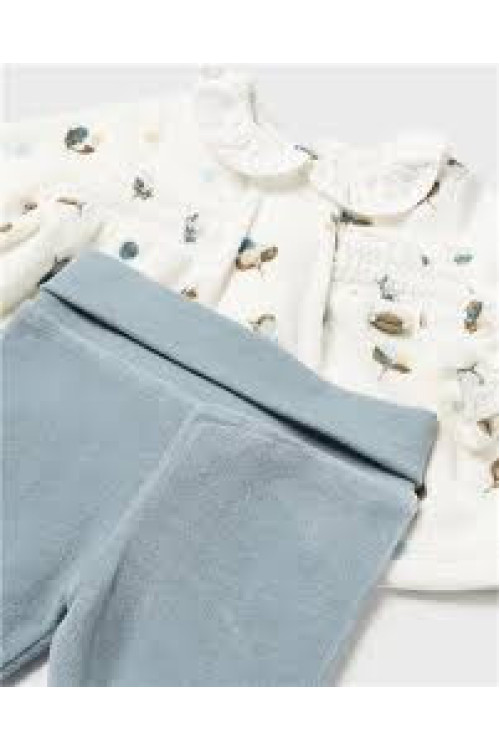 Conjunto Polaina 2p Polar Azul
