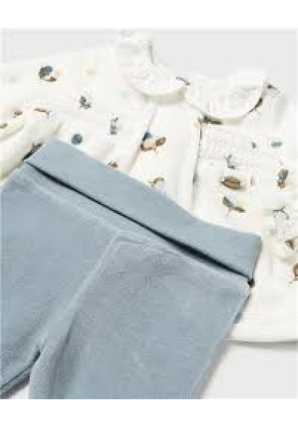 Conjunto Polaina 2p Polar Azul