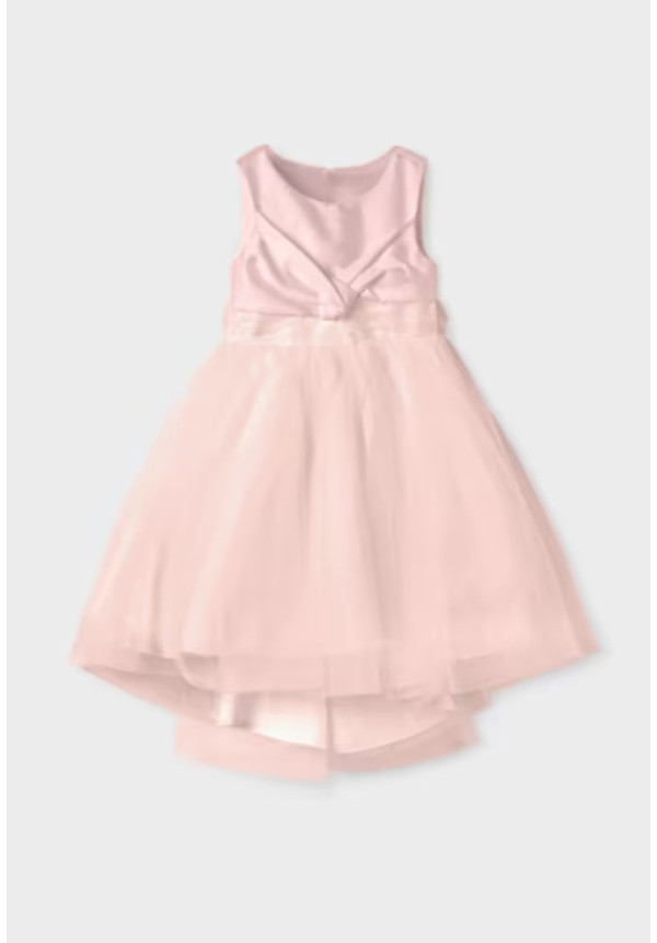 Vestido Ceremonia Rosa/Tul