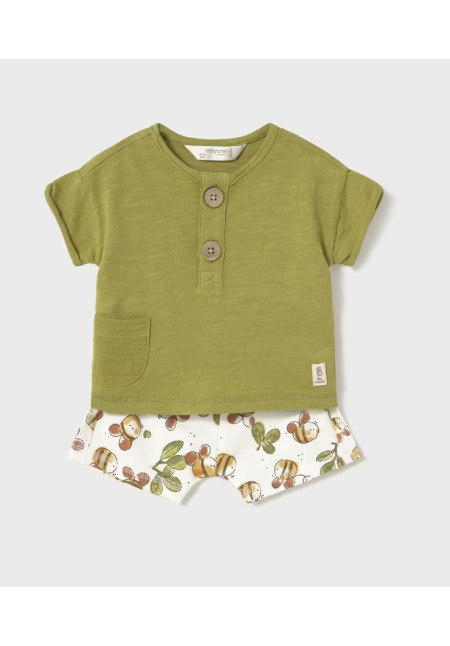 Conjunto 2p Oliva Abejas