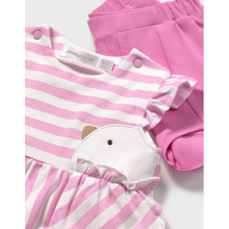 Conjunto 2p Tulipan Rayas