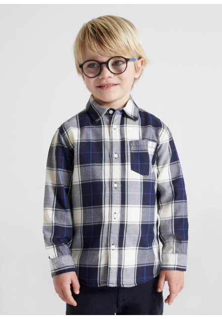 Camisa Cuadros Marino