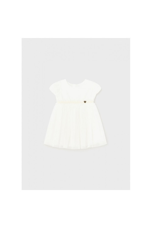 Vestido Tul Crudo