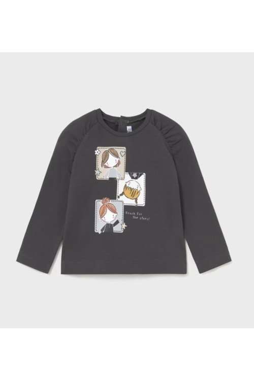 Camiseta M/L Plomo