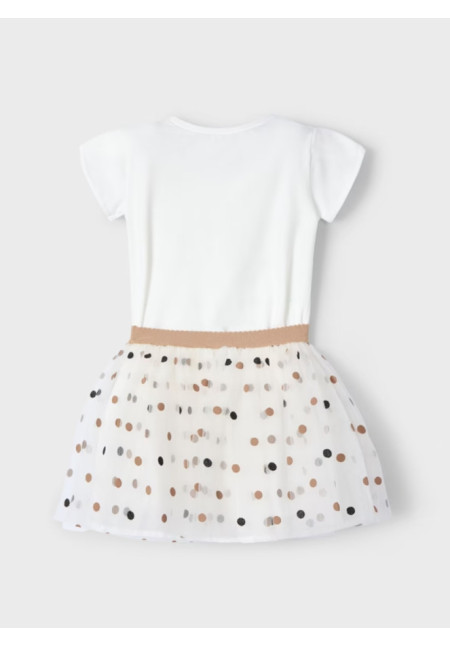 Conjunto 2p Tul Perros Crudo