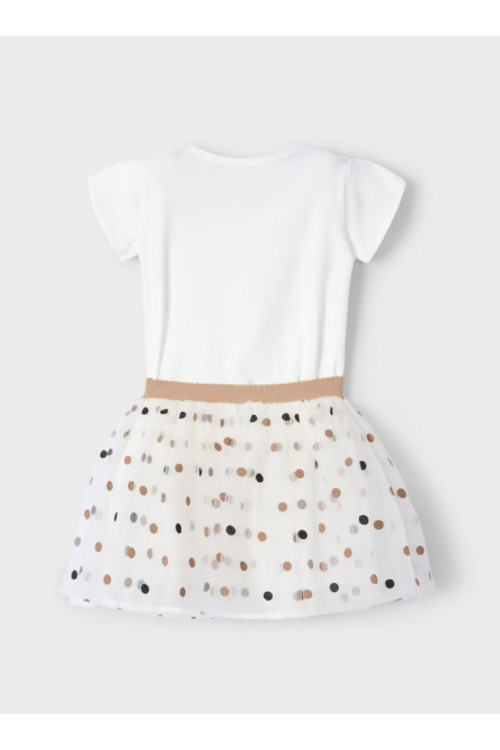 Conjunto 2p Tul Perros Crudo
