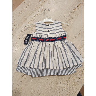 Vestido Ceremonia Rayas