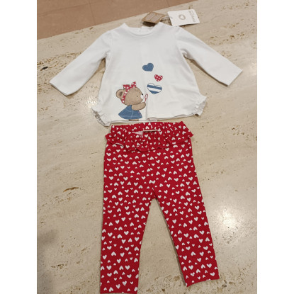 Conjunto 2p Corazones