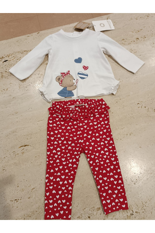 Conjunto 2p Corazones