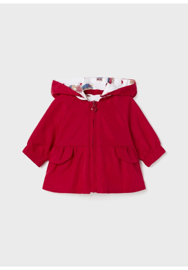 Cortavientos Reversible Rojo