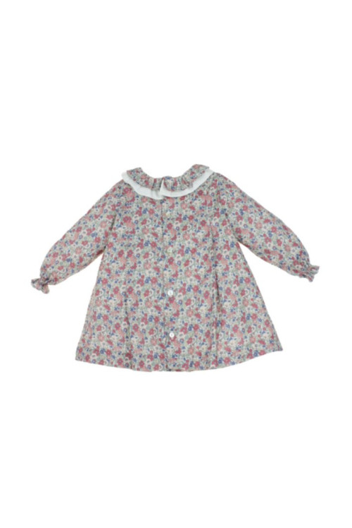 Vestido Floral Fucsia