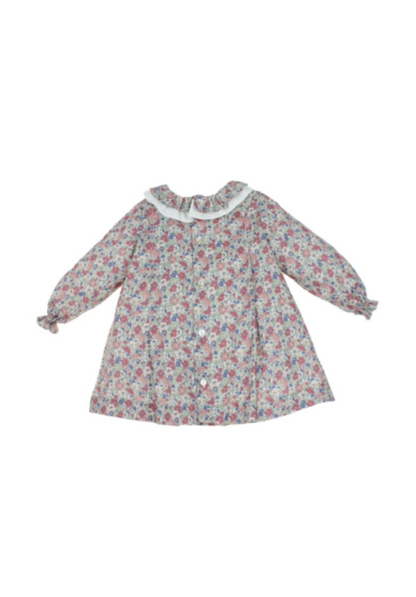 Vestido Floral Fucsia